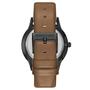 Kenneth Cole New York Herren-Armbanduhr Analog Quarz Leder KC15111012