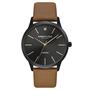Kenneth Cole New York Herren-Armbanduhr Analog Quarz Leder KC15111012