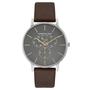 Kenneth Cole New York Herren-Armbanduhr Analog Quarz Leder KC50008003