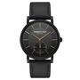 Kenneth Cole New York Herren-Armbanduhr Analog Quarz Leder KC50066005