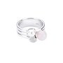 Esprit Damen Ring Silber Zirkonia Glasstein ESRG91703A1 