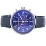 Aristo Herren Messerschmitt Uhr Edelstahl Chronograph ME-4H168L Leder