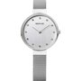Bering Damen Uhr Armbanduhr Slim Classic - 12034-000 Meshband