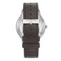 Kenneth Cole New York Herren-Armbanduhr Analog Quarz Leder KC50589011