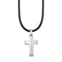 s.Oliver Jewel Kinder und Jugendliche Kette Leder Kreuz 2024225