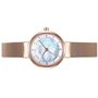 Bering Damen Uhr Armbanduhr Classic Solar - 14424-366 Meshband