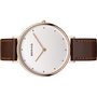 Bering Damen Uhr Armbanduhr Slim Classic - 14839-564 Leder