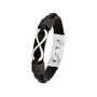 s.Oliver Jewel Herren Armband Edelstahl Leder Infinity 2026136