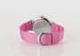 JACQUES FAREL Kinder-Armbanduhr Analog Quarz M�dchen Textilband KOP 04 rosa