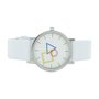 Aristo Bauhaus Unisex Uhr Edelstahl 4D85IW Leder wei�