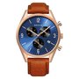 Bering Herren Uhr Armbanduhr Chronograph - 10542-467 Leder