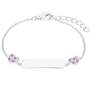 Prinzessin Lillifee Kinder Armband Ident Silber Herzen Zirkonia 2027208 