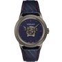 Versace Damen Uhr Armbanduhr PALAZZO Empire blau VERD00118 Leder 