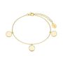 s.Oliver Jewel Damen Armband Silber Gold M�nzen 2027552