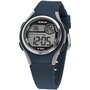 SINAR Jugenduhr Armbanduhr Digital Quarz Unisex Silikonband XE-64-2 blau grau