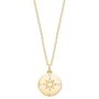 s.Oliver Jewel Damen Kette Silber SO PURE Kompass gold 2025611