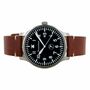 Aristo Herren Messerschmitt Uhr Fliegeruhr ME-6332BLVIN Leder