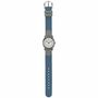 JACQUES FAREL �ko Kinder-Armbanduhr Analog Quarz Jungen ORG 0777 blau grau