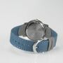 JACQUES FAREL �ko Kinder-Armbanduhr Analog Quarz Jungen ORG 0777 blau grau