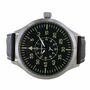 Aristo Herren Messerschmitt Uhr Fliegeruhr Triple XL Automatik ME-65B Leder