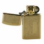 Zippo Feuerzeug Modell 1652B Slim Brass Venetian 