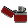 Zippo Feuerzeug Modell 205 Regular Satin Chrome CHR/REDZ
