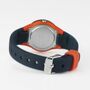 SINAR Jugenduhr Kinder Armbanduhr Analog Quarz Silikonband XB-47-12 blau orange