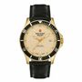 Swiss Alpine Military Herren Uhr Analog Quarz 7022.1511SAM Leder