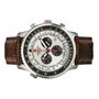 Swiss Alpine Military Herren Uhr Chronograph Analog Quarz 7078.9532SAM Leder