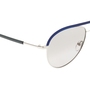 Liebeskind Berlin Unisex Sonnenbrille 10258-00420 BLAU MATT/ SILBER