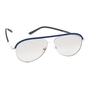 Liebeskind Berlin Unisex Sonnenbrille 10258-00420 BLAU MATT/ SILBER