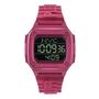 Philipp Plein Damen Uhr Digital Quarz HYPER SHOCK Pink PWHAA0121 Silikon 