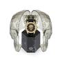Philipp Plein Herren Uhr Analog Quarz $KULL yellow gold PWAAA0221 Silikon