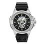 Philipp Plein Herren Uhr Analog Quarz $KULL silber PWAAA0121 Silikon