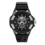 Philipp Plein Herren Uhr Analog Quarz $KULL bicolor Kristalle PWAAA1421 Silikon