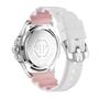 Philipp Plein Herren Uhr Analog Quarz $KULL weiss Kristalle PWAAA1521 Silikon