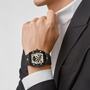 Philipp Plein Herren Uhr Automatik $KELETON schwarz Kristalle PWBAA0521 Silikon 