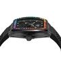 Philipp Plein Herren Uhr Automatik $KELETON schwarz Kristalle PWBAA0621 Silikon 