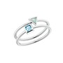 s.Oliver Jewel Damen Ring Silber 925 Zirkonia gr�n blau 203398 