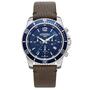Roamer Herren Uhr Chronograph Quarz 862837 41 45 02 Nautic Chrono 100 Leder