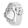 Philipp Plein Damen Uhr Analog Quarz PLEIN EXTREME LADY Weiss PWJAA0122 Silikon 
