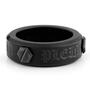 Philipp Plein Herren Ring Edelstahl IP Gun HEXAGON PJ7AA14R