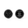 Philipp Plein Herren Manschettenkn�pfe Edelstahl IP Gun HEXAGON PJ9AA03CU