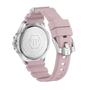 Philipp Plein Damen Uhr Analog Quarz THE $KULL 41MM Pink PWNAA1123 Silikon