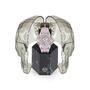Philipp Plein Damen Uhr Analog Quarz THE $KULL 41MM Pink PWNAA1123 Silikon