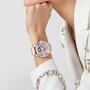 Philipp Plein Damen Uhr Analog Quarz THE $KULL 41MM Pink PWNAA1123 Silikon