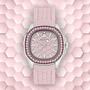 Philipp Plein Damen Uhr Analog Quarz $PECTRE LADY Pink PWTAA0123 Silikon
