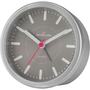 ATRIUM Wecker Analog Quarz grau silber A261-19 ohne Ticken mit Licht 