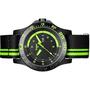 Traser Herren Uhr Analog Quarz H3 Green Spirit P66 Textilband SW/Grn 105542