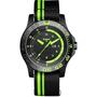 Traser Herren Uhr Analog Quarz H3 Green Spirit P66 Textilband SW/Grn 105542